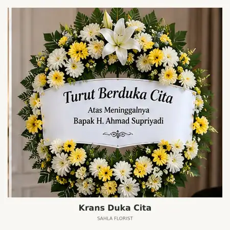Krans Bunga Duka Karangploso